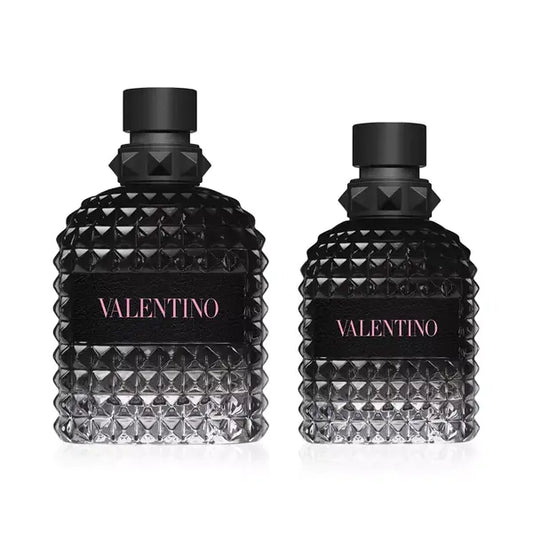 Valentino Men's 2 Piece Uomo Born In Roma Eau de Toilette Gift Set , Premium Fragrance Collection