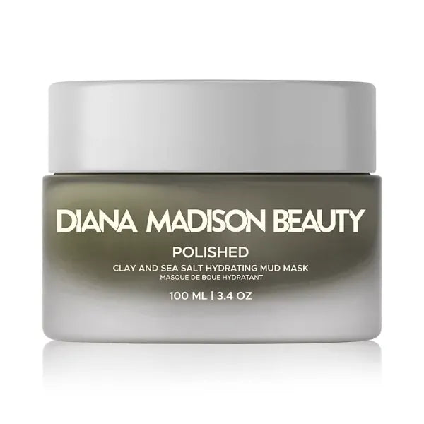 Diana Madison Beauty Polished Clay and Sea Salt Hydrating Mud Mask, 3.4 oz