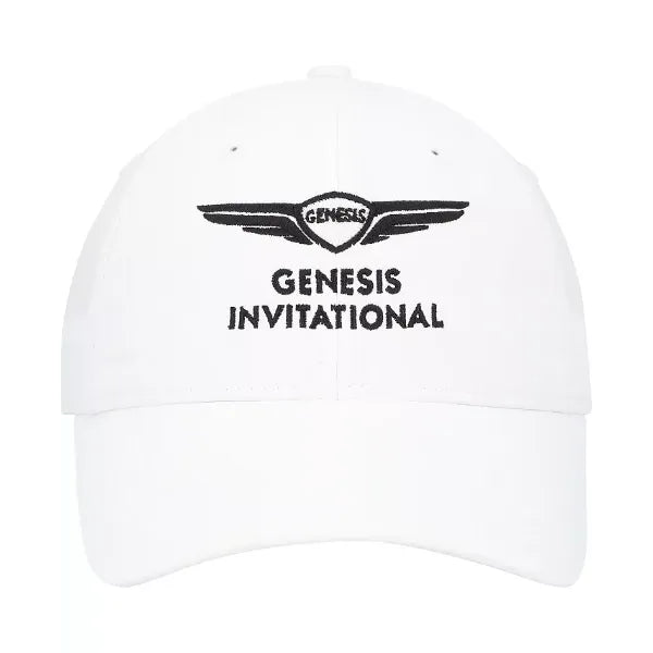 Ahead Womens White Marion Adjustable Golf Hat, Genesis Invitational Cap, Size OSFM