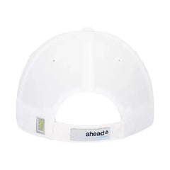Ahead Womens White Marion Adjustable Golf Hat, Genesis Invitational Cap, Size OSFM
