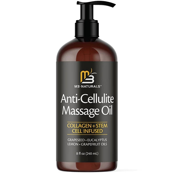 M3 Naturals Anti-Cellulite Massage Oil, Grapefruit & Lemon | 8oz