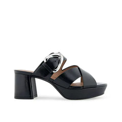 Aerosoles Womens Collin Buckle Slip On Platforms Stylish Comfortable Footwear