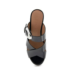 Aerosoles Womens Collin Buckle Slip On Platforms Stylish Comfortable Footwear