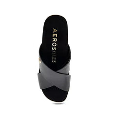 Aerosoles Madina Womens Open Toe Wedge Sandals, Stylish Lightweight Footwear