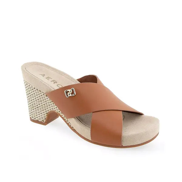 Aerosoles Madina Womens Open Toe Wedge Sandals, Stylish Lightweight Footwear