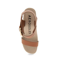 Aerosoles Womens Meyer Open Toe Buckle Strap Wedge Sandals, Stylish Comfortable Footwear