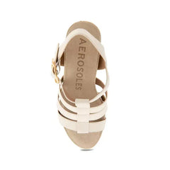 Aerosoles Womens Paige Buckle Strap Wedge Stylish Comfortable Footwear