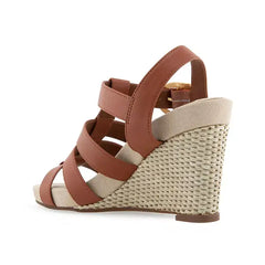Aerosoles Womens Paige Buckle Strap Wedge Stylish Comfortable Footwear