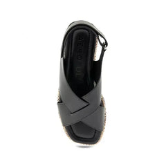 Aerosoles Bron Womens Short Wedge Sandals, Comfortable Stylish Summer Footwear