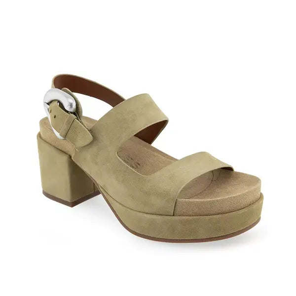 Aerosoles Womens Clarkson Buckle Strap Platform Sandals Trendy Supportive Comfort