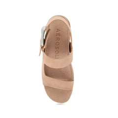 Aerosoles Womens Clarkson Buckle Strap Platform Sandals Trendy Supportive Comfort