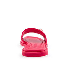 Aerosoles Women's Blaire Ornamented Slides Stylish, Comfortable Slip-On Sandals, Virtual Pink Leather