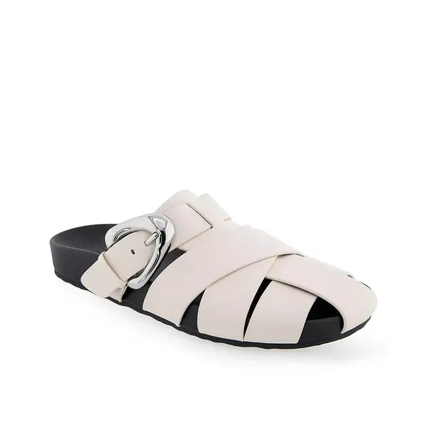 Aerosoles Liberty Womens Slip-On Sandals, Comfortable Stylish Everyday Footwear