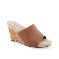 Aerosoles Womens Pierce Open Toe Wedge Sandals Stylish Comfortable Footwear