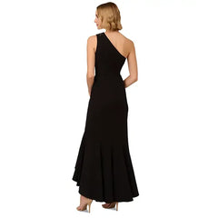 Adrianna Papell Women's Beaded One Shoulder Gown for Elegant and Glamorous Evening Style