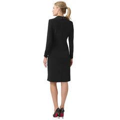 Adrianna Papell Women's Jersey Tuxedo Sheath Dress for Sophisticated Evening Wear