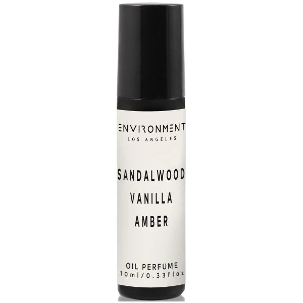 ENVIRONMENT Sandalwood, Vanilla & Amber Roll-On Oil Perfume , 0.33 oz.