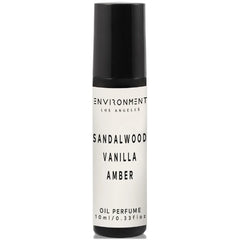 ENVIRONMENT Sandalwood, Vanilla & Amber Roll-On Oil Perfume , 0.33 oz.