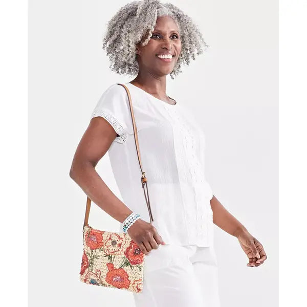 Petite Crochet-Trim Top, Created for Macy's-White