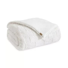 UGG® Closeout Quad Plush Tonal Check 2-Piece Comforter Set, Cozy and Stylish Bedding for Your Bedroom