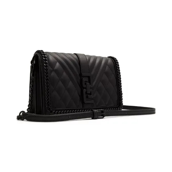 ALDO Baussey Medium Cross Body Bag, Stylish Synthetic Handbag for Women, Black
