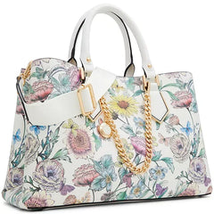 ALDO Baeli Synthetic Medium Satchel Bag, Elegant and Practical Handbag, Pastel Multi