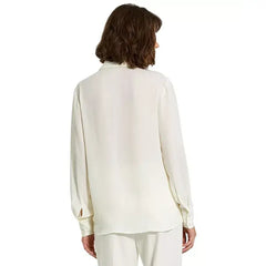 Macy's Women's Classic Georgette Button Up Shirt-Cream