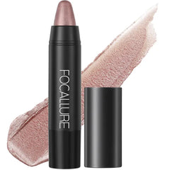 FOCALLURE Ultra Chic Metallic Lipstick,Rich Vitamin E Lip Crayon, Lightweight Shinning Color without Drying or Fading, Long Lasting Lips Makeup