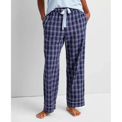 Women's Printed Poplin Pajama Pants XS-3X, Created for Macy's-Offset Plaid