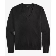 Macy's 100% Cashmere Women's V-Neck Long-Sleeve Sweater, Created for Macy's-Classic black