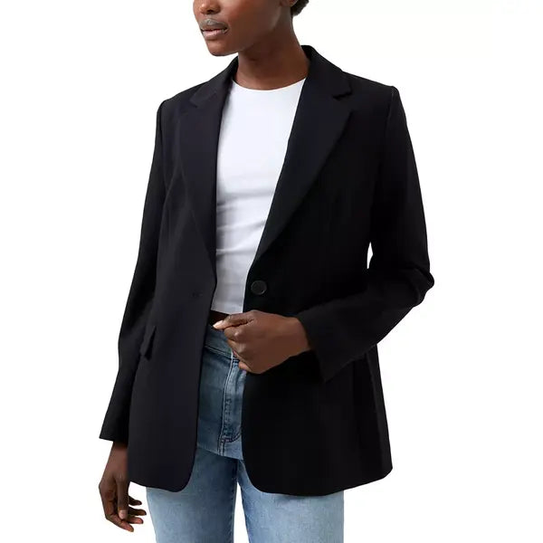 Women's Whisper Single-Breasted Blazer,Created by Macy's-Blackout