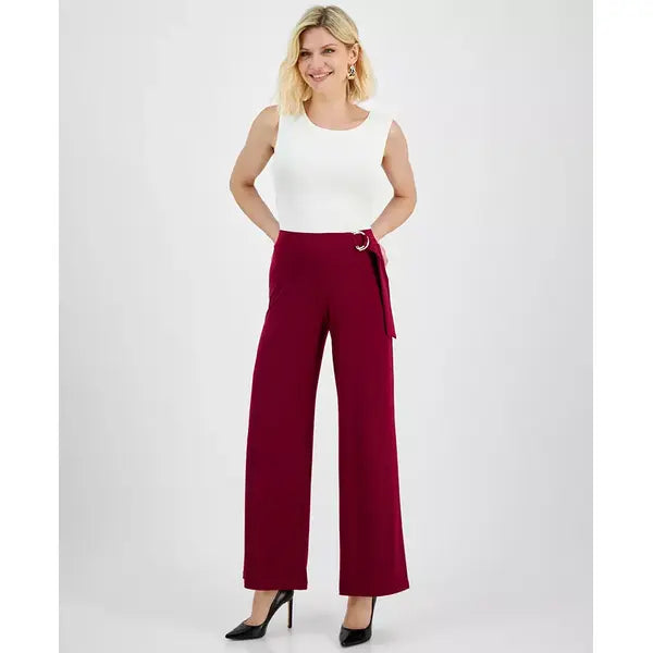 Pull-On Flare-Leg Pants, Regular & Petite Sizes, Created for Macy's-Rhodolite Garne