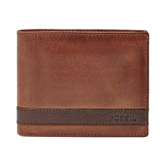 Fossil Men's Quinn Bifold With Flip ID Leather Wallet