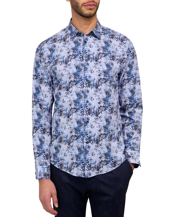 Brooklyn Brigade Men's Non-Iron Performance Down Shirt - Light Blue
