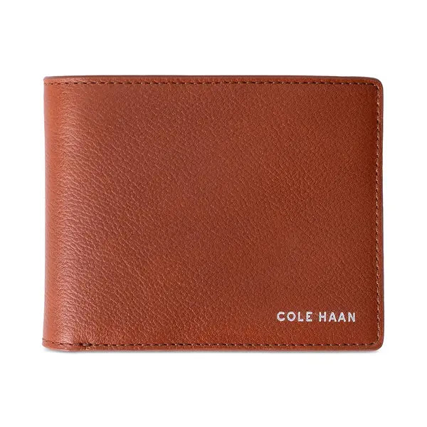 Cole Haan Men's Luxe RFID Boxshine Extra Capacity Bifold Wallet