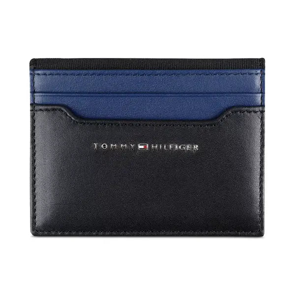 Tommy Hilfiger Men's RFID Magnetic Reversible Card Case Wallet