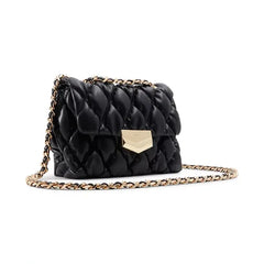 ALDO Aerria Synthetic Small Crossbody Bag, Compact Lightweight Stylish Women Handbag, Black