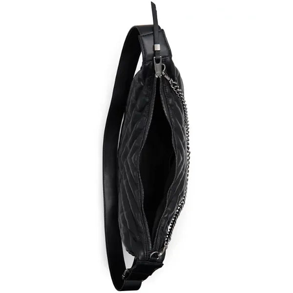 ALDO Vickia Synthetic Medium Hobo Bag, Stylish Everyday Shoulder Purse for Women , Other Black