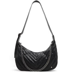 ALDO Vickia Synthetic Medium Hobo Bag, Stylish Everyday Shoulder Purse for Women , Other Black
