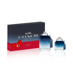 Coach Men's 2 Piece Blue Eau de Toilette Gift Set for Men Ideal Fragrance Gift Set