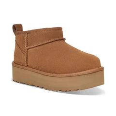 UGG® Kids Classic Ultra Mini Platform Booties, Trendy and Comfortable Footwear for Little Ones