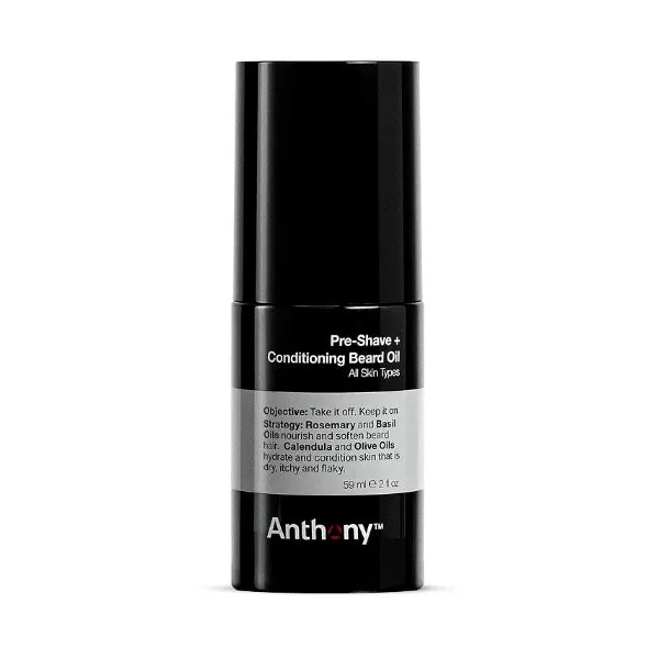 Anthony Pre Shave + Conditioning Beard Oil, 2 oz