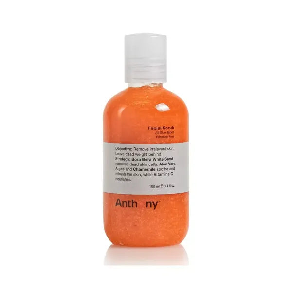 Anthony Facial Scrub , Gentle Exfoliating Cleanser , 3.4 oz