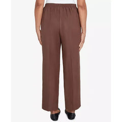 Alfred Dunner Women's Wine Country Classic Slant Pocket Short Length Pant