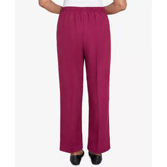 Alfred Dunner Women's Wine Country Classic Slant Pocket Short Length Pant