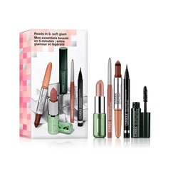 MACY's 5-Pc, Ready In 5 Soft Glam Makeup Set for Effortless Eyes & Lips Beauty