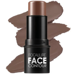 FOCALLURE Cream Contour Stick, Matte Bronzer Stick, Professional Face Shaping & Contouring Stick Makeup, Easy to Apply with Buildable Coverage, Long Lasting & Sweatproof