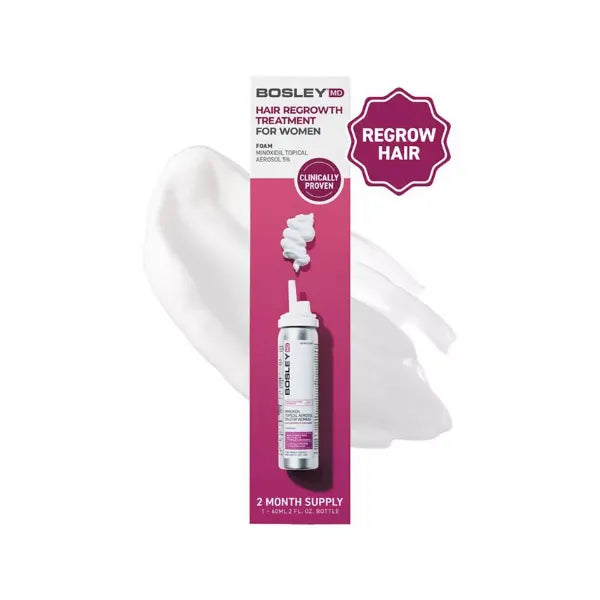 BosleyMD WOMEN's Hair Re-growth Foam 5% Minoxidil