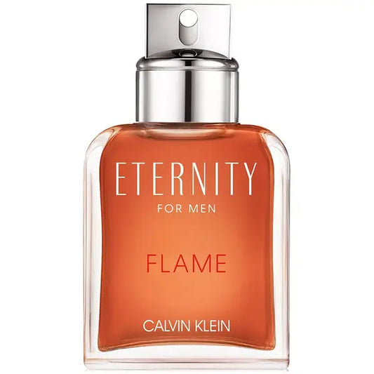 Calvin Klein Men's Eternity Flame Eau de Toilette, Bold and Captivating Fragrance, 3.4 oz
