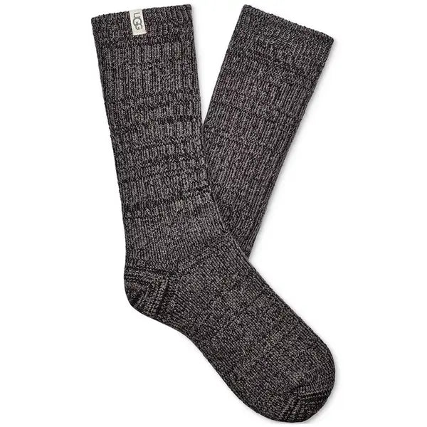 UGG® Women's Rib-Knit Slouchy Crew Socks, Cozy and Stylish Socks for Ultimate Comfort